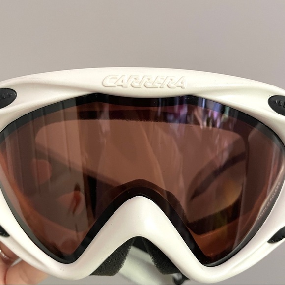 Vintage Carrera White / Pink Kimerik Polar C Ski Goggles - Small, Unisex - Picture 2 of 9